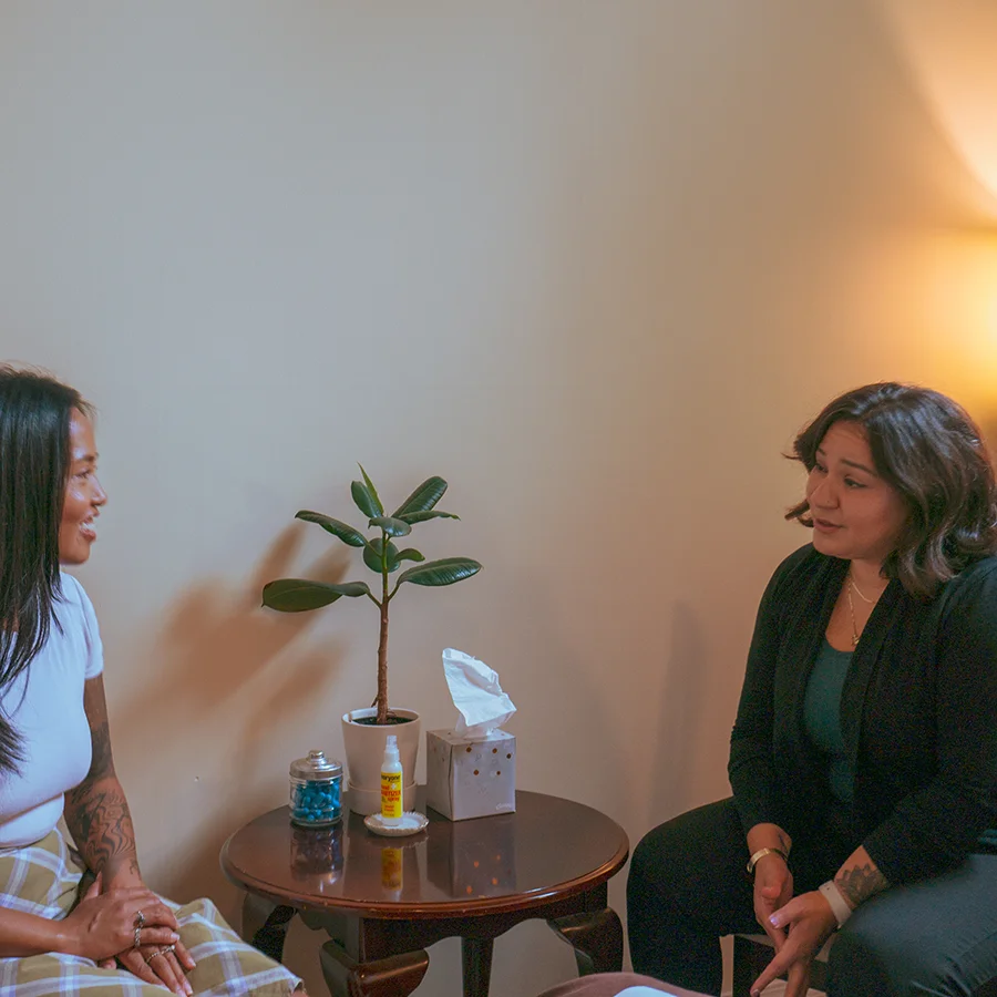 Counseling session at Sanctuary Health clinic in Chicago